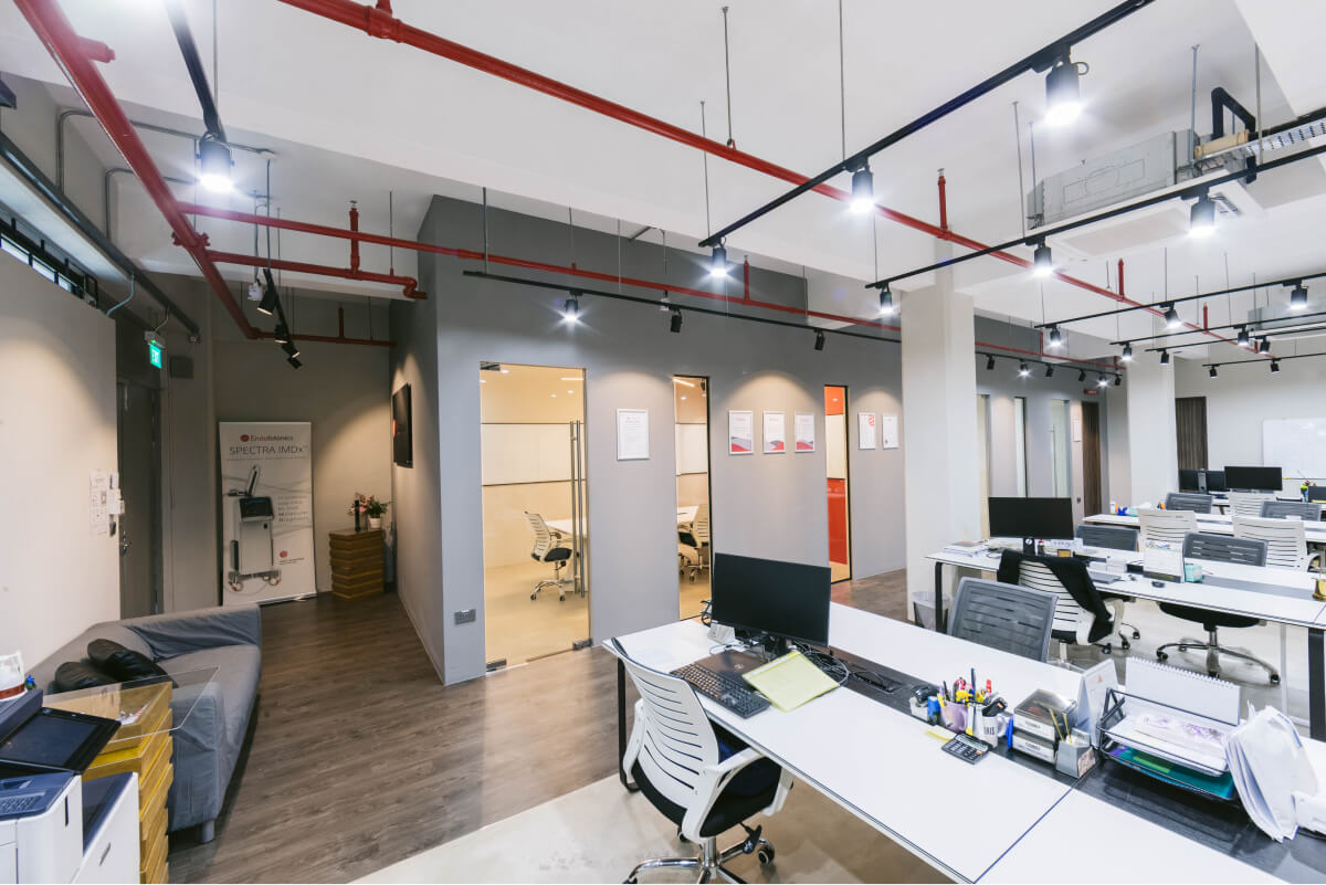 Endofotonics' office area